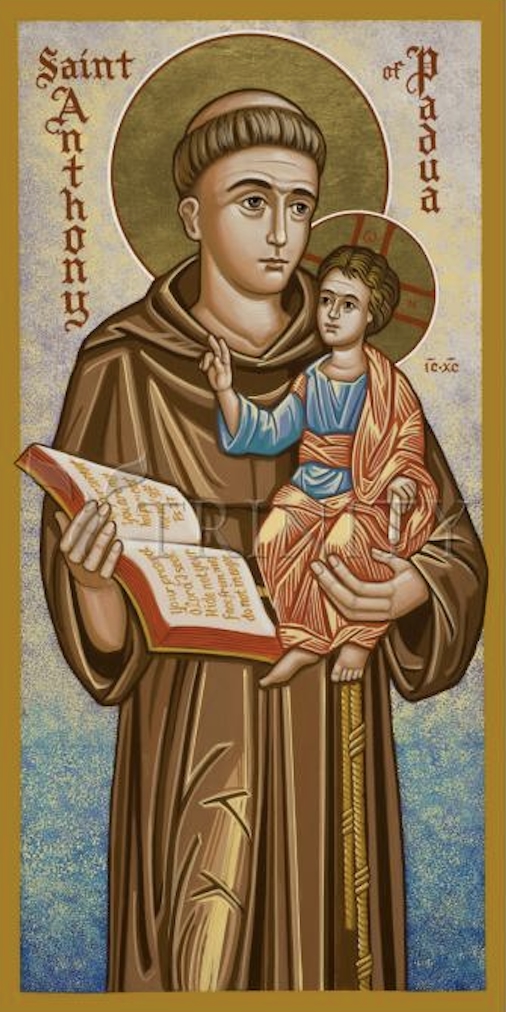 Icono San Antonio de Padua, presbítero